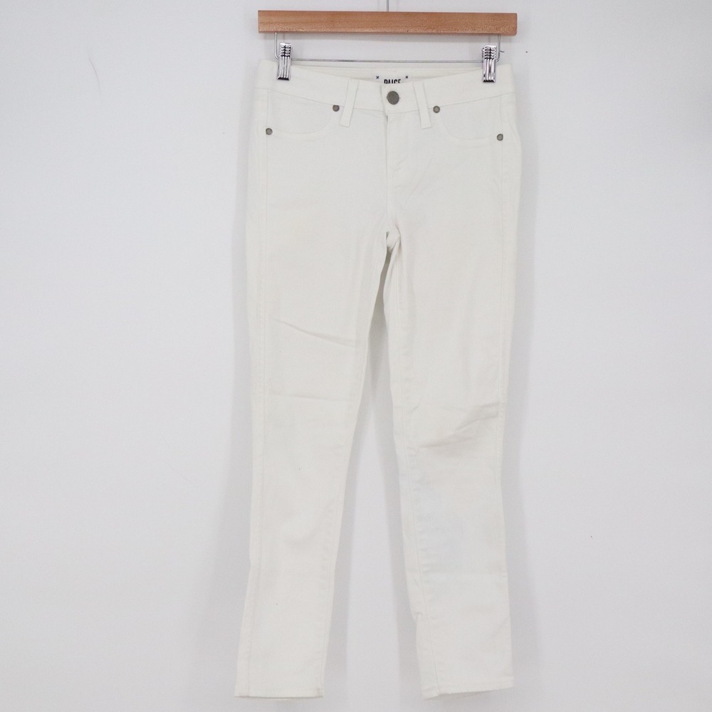 Paige Jeans Womens 26 Verdugo Crop White Skinny Stretch Denim Excellent